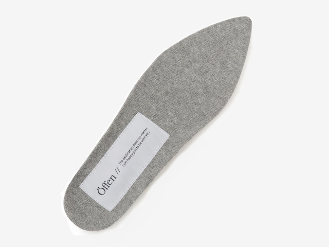 pointed insole / GRAY