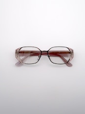 Glasses 023 Clear Memory (rose white)