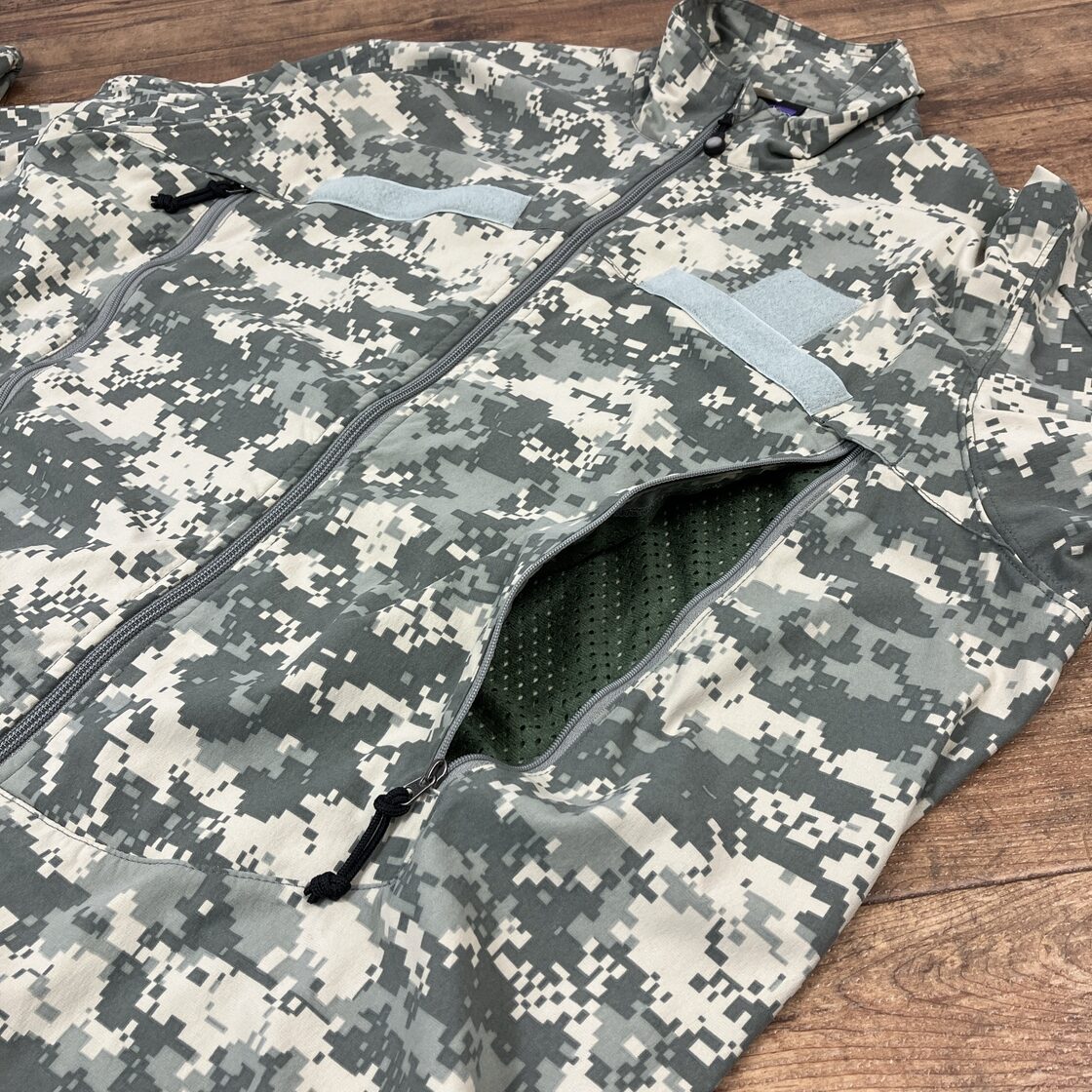 美品 patagonia mars gen3 ウインドシャツXL/LONG 黄色 迷彩