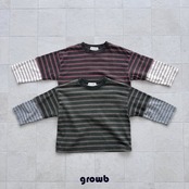 韓国子供服 / growb / デュアル Tシャツ / 秋服 *XS~JM*
