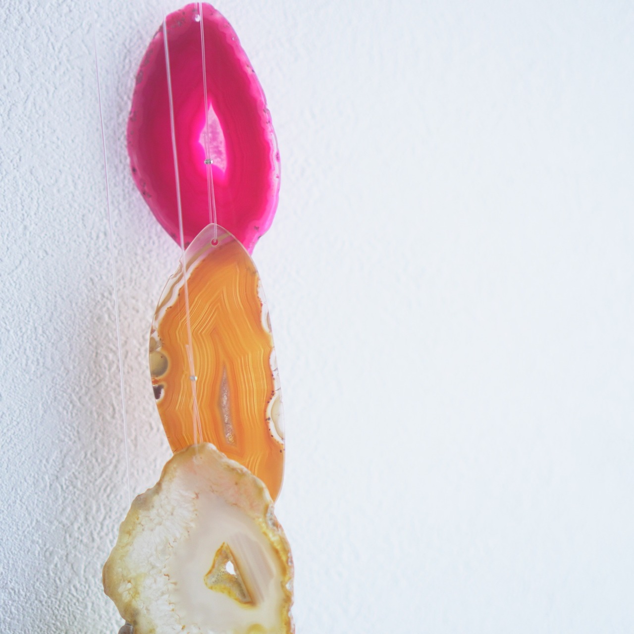 Cotton Candy Sky - アゲートヒーリングチャイム / Agate Sun Catcher Wind Chime 193