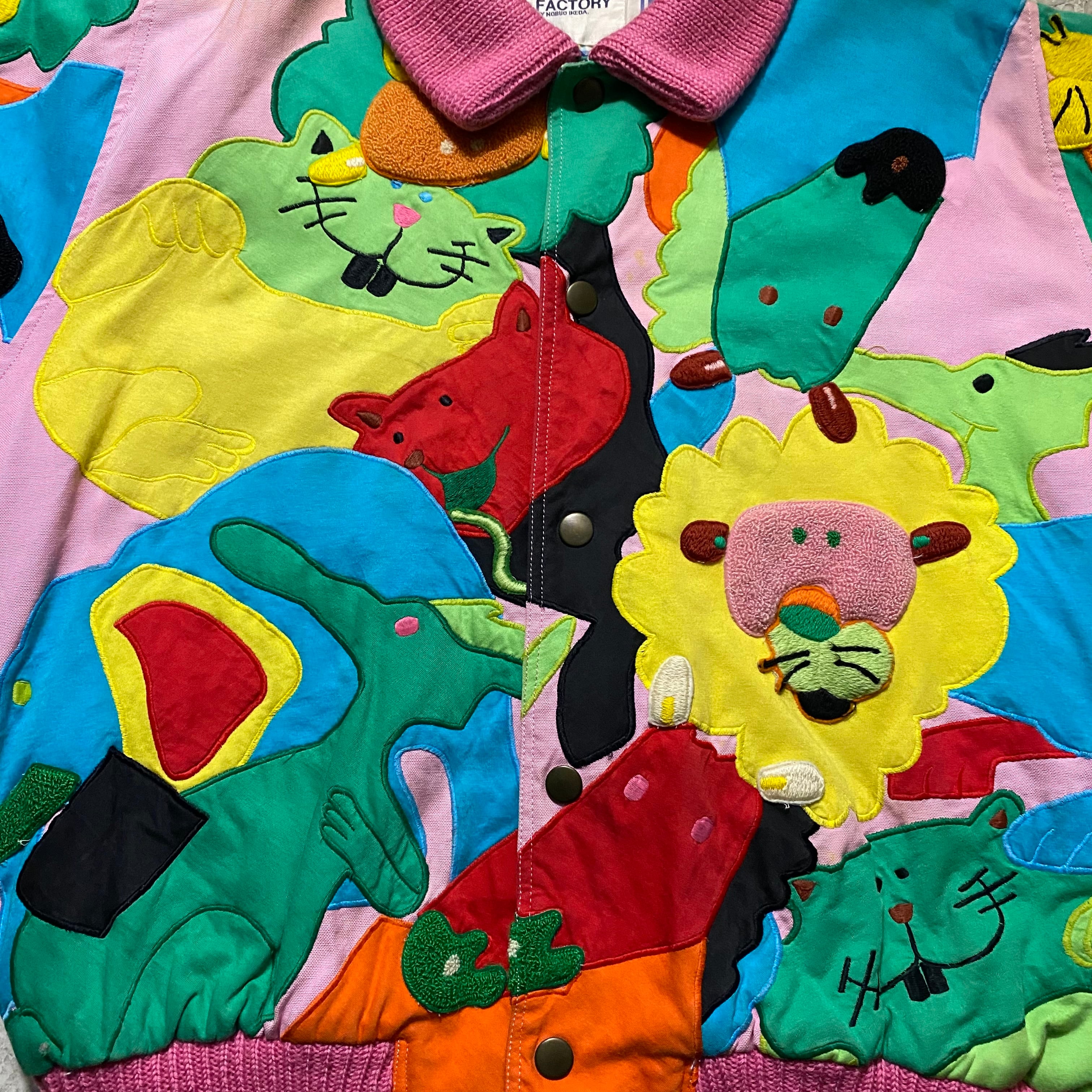 old K-FACTORY animal patchwork blouson | NOIR ONLINE