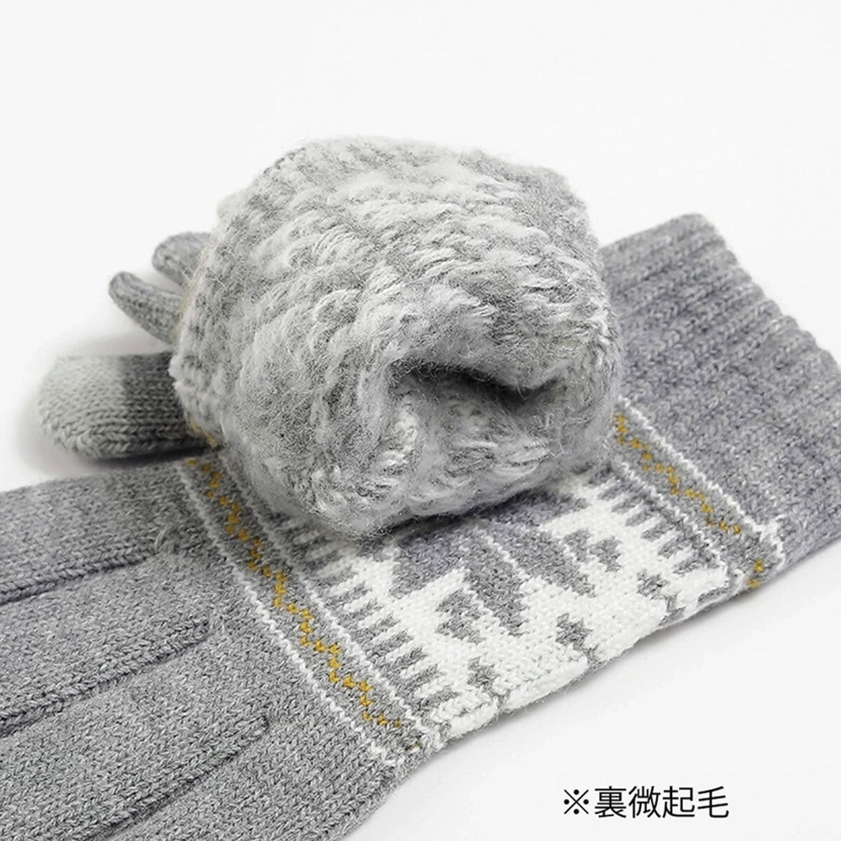 ノルディック柄 スマホ対応 手袋 レディース 秋冬 北欧風 グローブ おしゃれ 大人 かわいい きれいめ カジュアル タッチパネル対応 防寒 保温 冷え対策 通勤 通学 学生 大人可愛い 大人女子