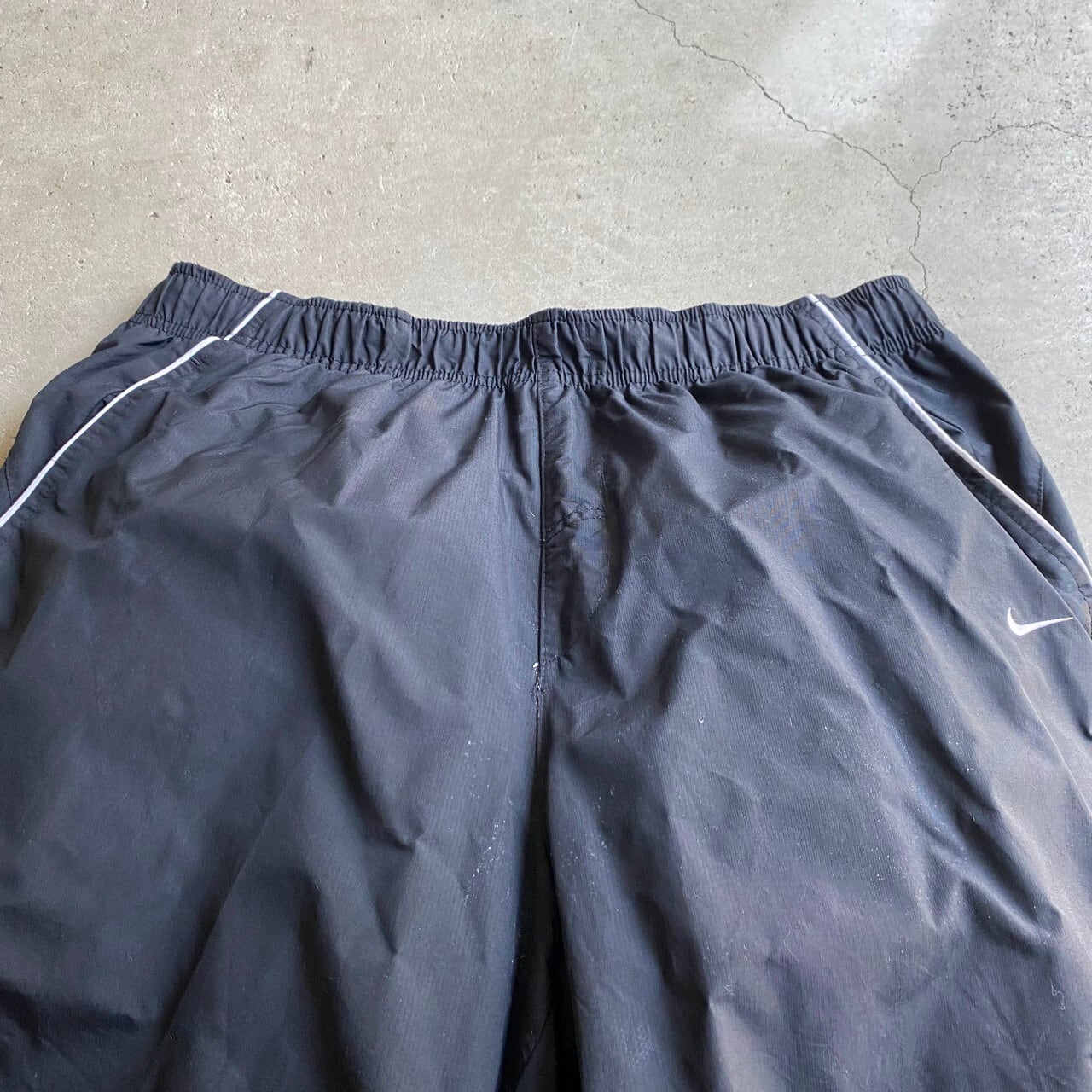 NIKE ナイキ スウォッシュ ロゴ刺? ナイロン ハーフパンツ
