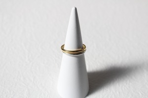 whole simple ring【gold】