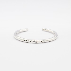 VUBG-05 "wave" bangle - L - silver