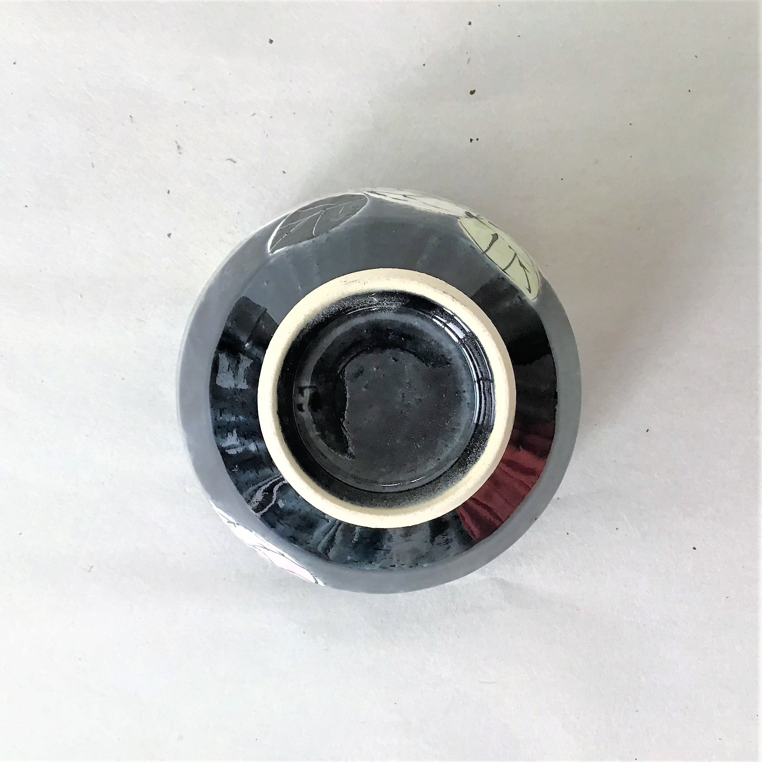 小ぶり丼 藍ばら