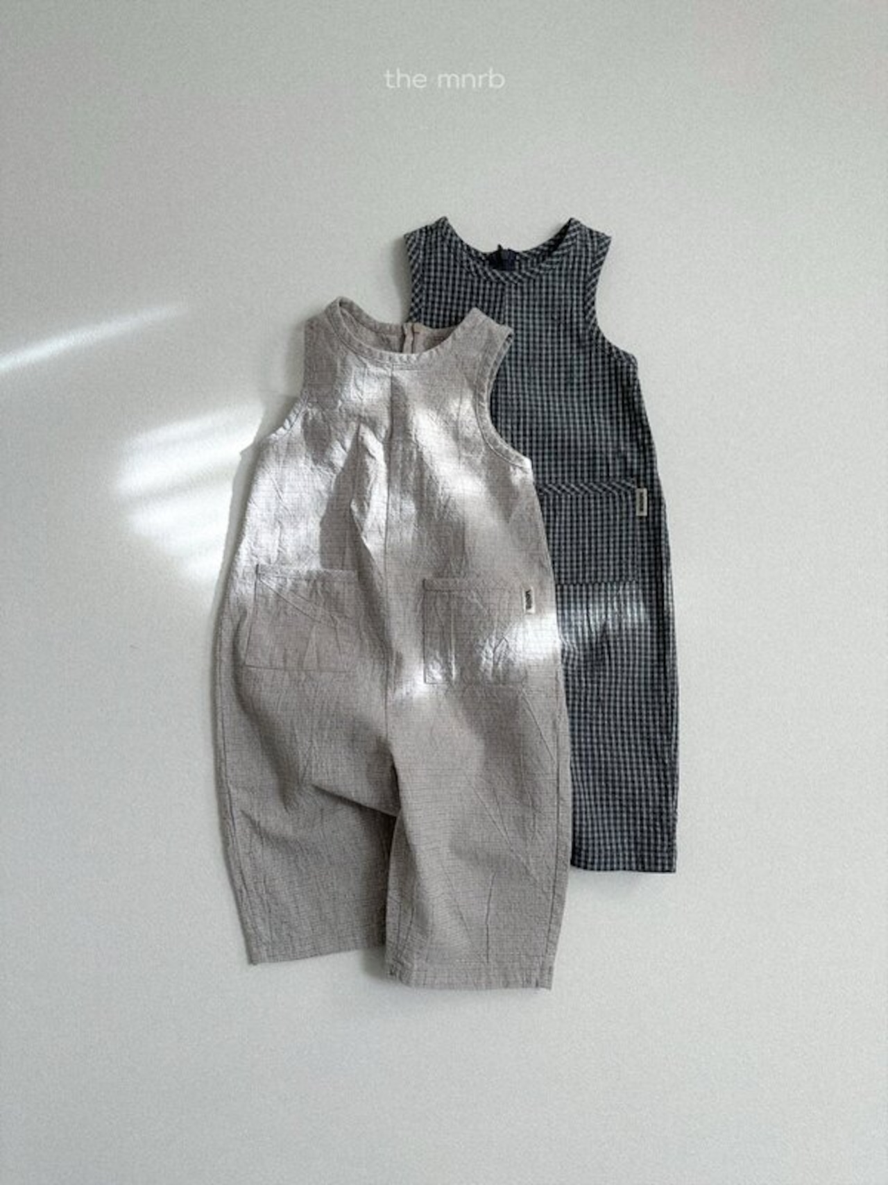 minirobe 26/SS Modern check overalls