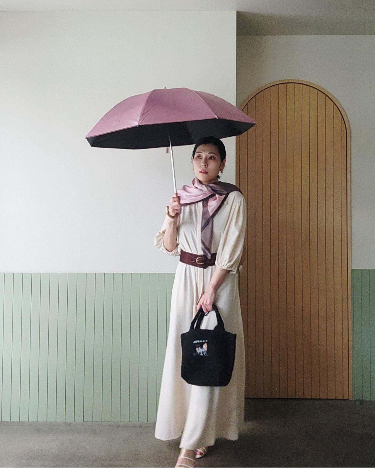 【7月限定】スカーフ（PINK & BROWN） - 17