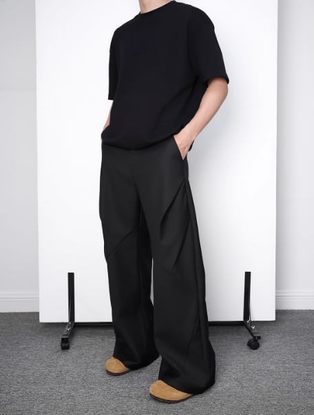 BAOVICTO ワイドパンツ ブラック 変形 スラックス baovicto 変形ワイドパンツ ブラックサイズⅢ BAOVICTO 変形ワイド