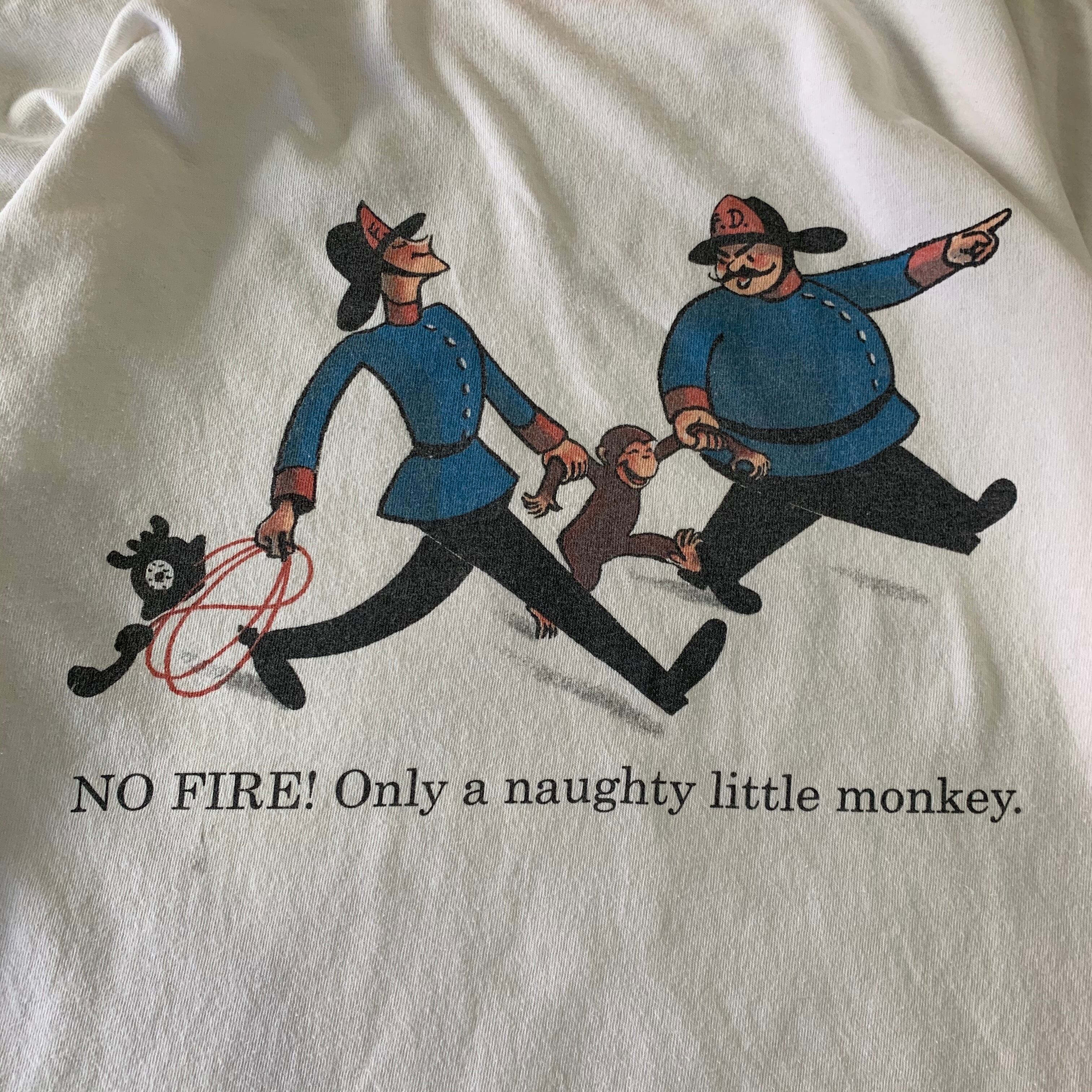 90s Curious George linger T-shirt | What
