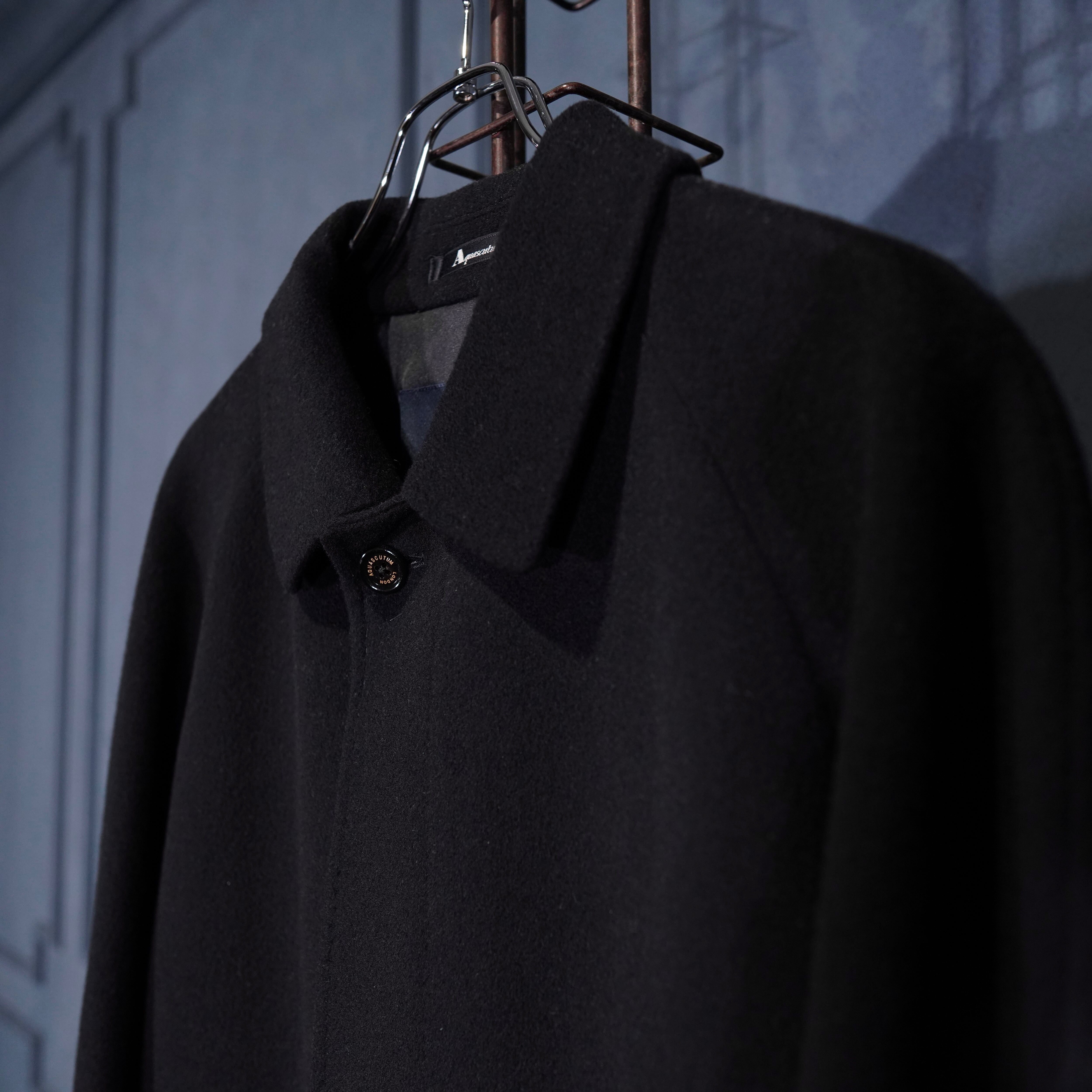 Aquascutum CASHMERE100% HALF COAT MADE IN JAPAN/アクアスキュータム