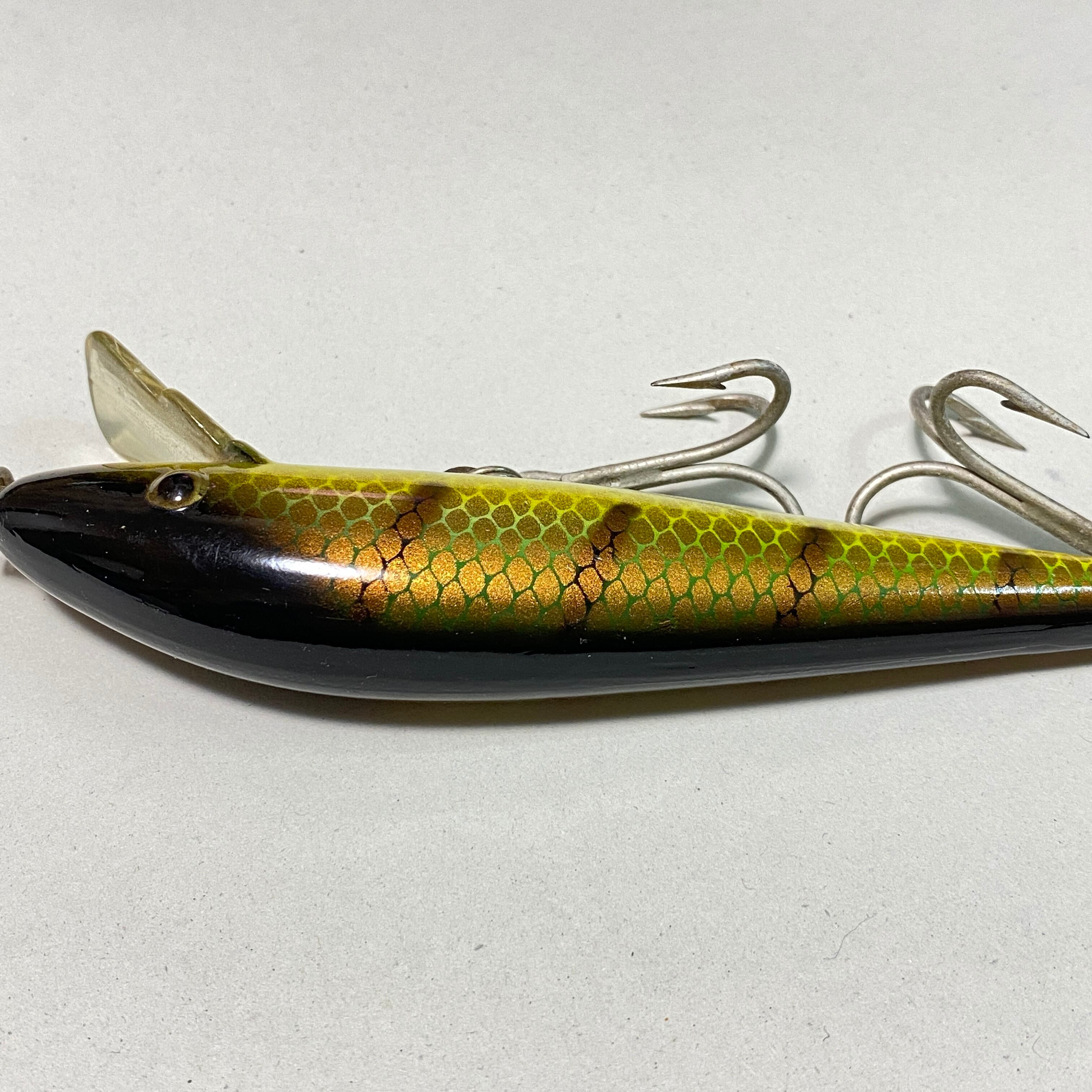 ルアー・フライ Heddon Big Tiger 1040 MG Heddon Big Tiger Lure - Fin & Flame Heddon Big Tiger 1040 MG