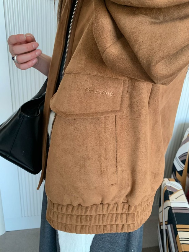 (予約) AREING / High suede jacket 2color