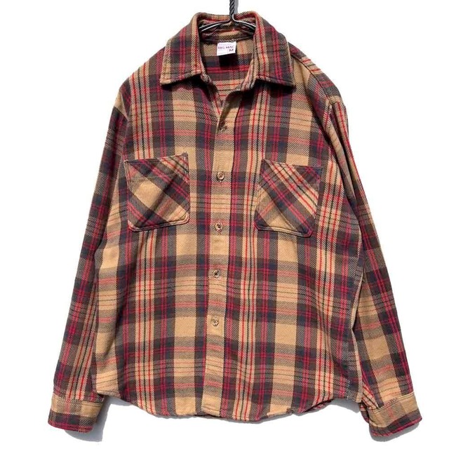 【BIG MAC JCPenney】Vintage Heavyweight Cotton Flannel Shirt【1970s-】
