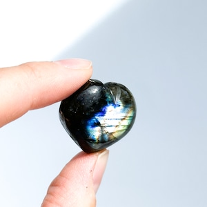 ラブラドライト ハート 02◇ Labradorite ◇天然石・鉱物・パワーストーン・インテリア
