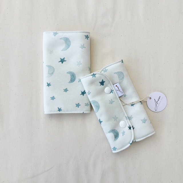 watercolor moon and stars　/  Sucking pad