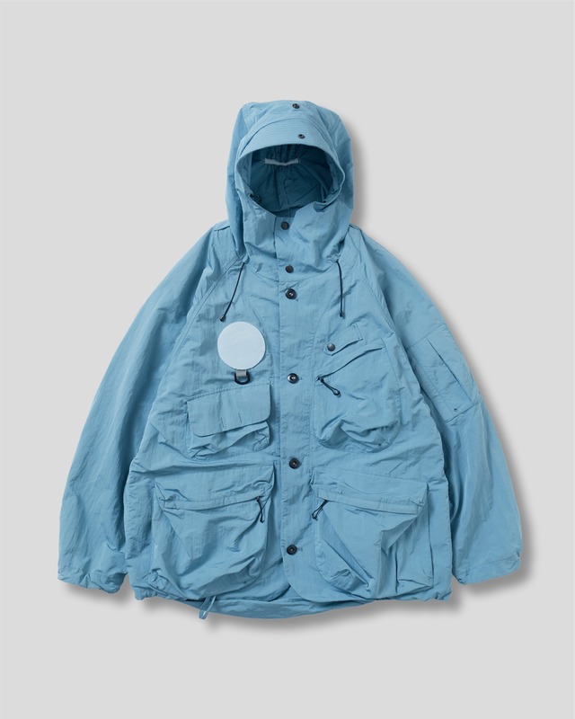 FIELD HOODIE JACKET BLUE GRAY