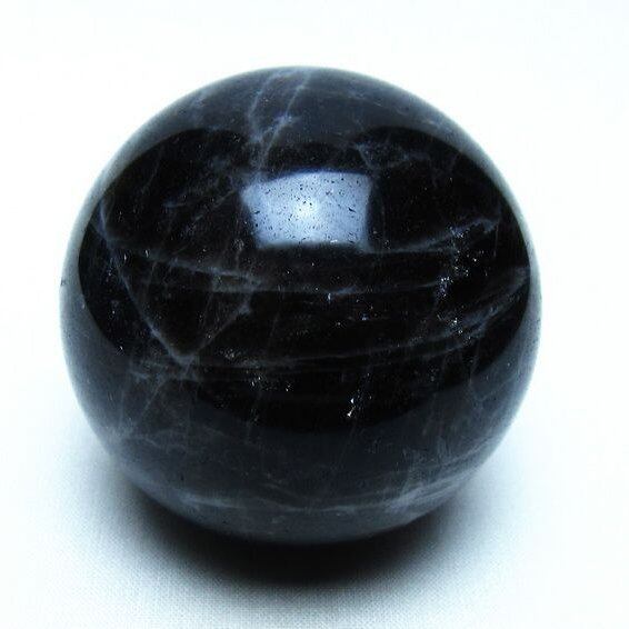 モリオン 黒水晶 丸玉 60mm 一点物 151-9518