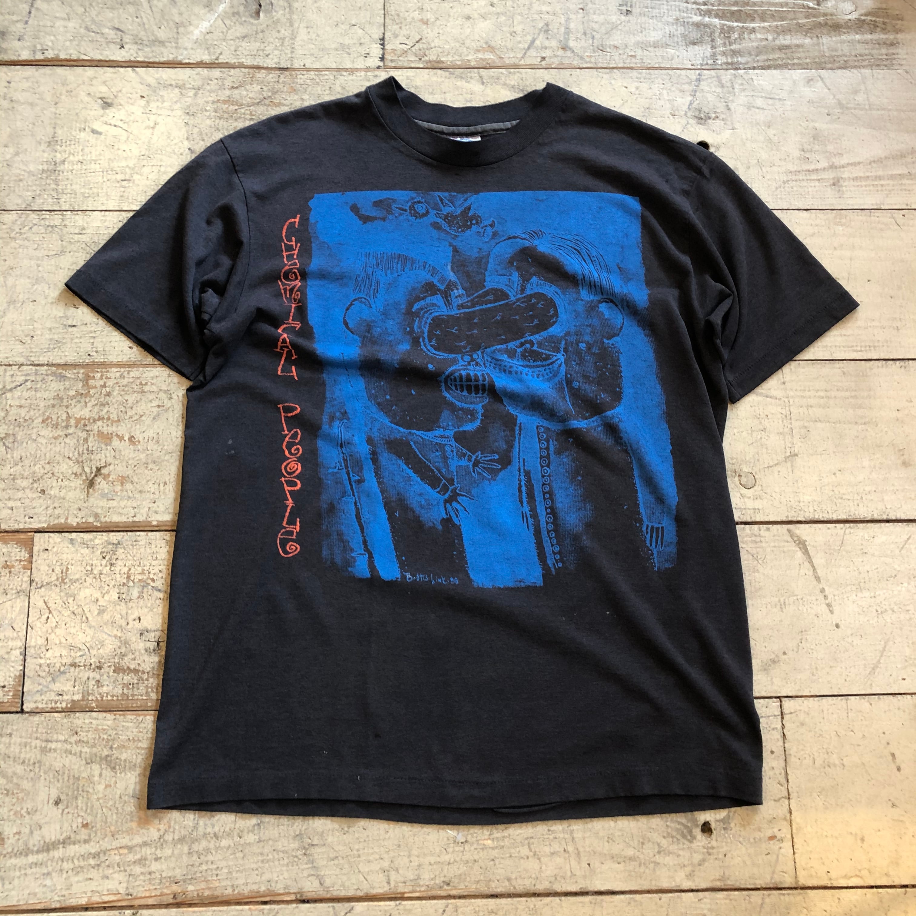 ポイント2倍 激レア ヴィンテージ 80s B.Otis Link マルチ Tシャツ - T