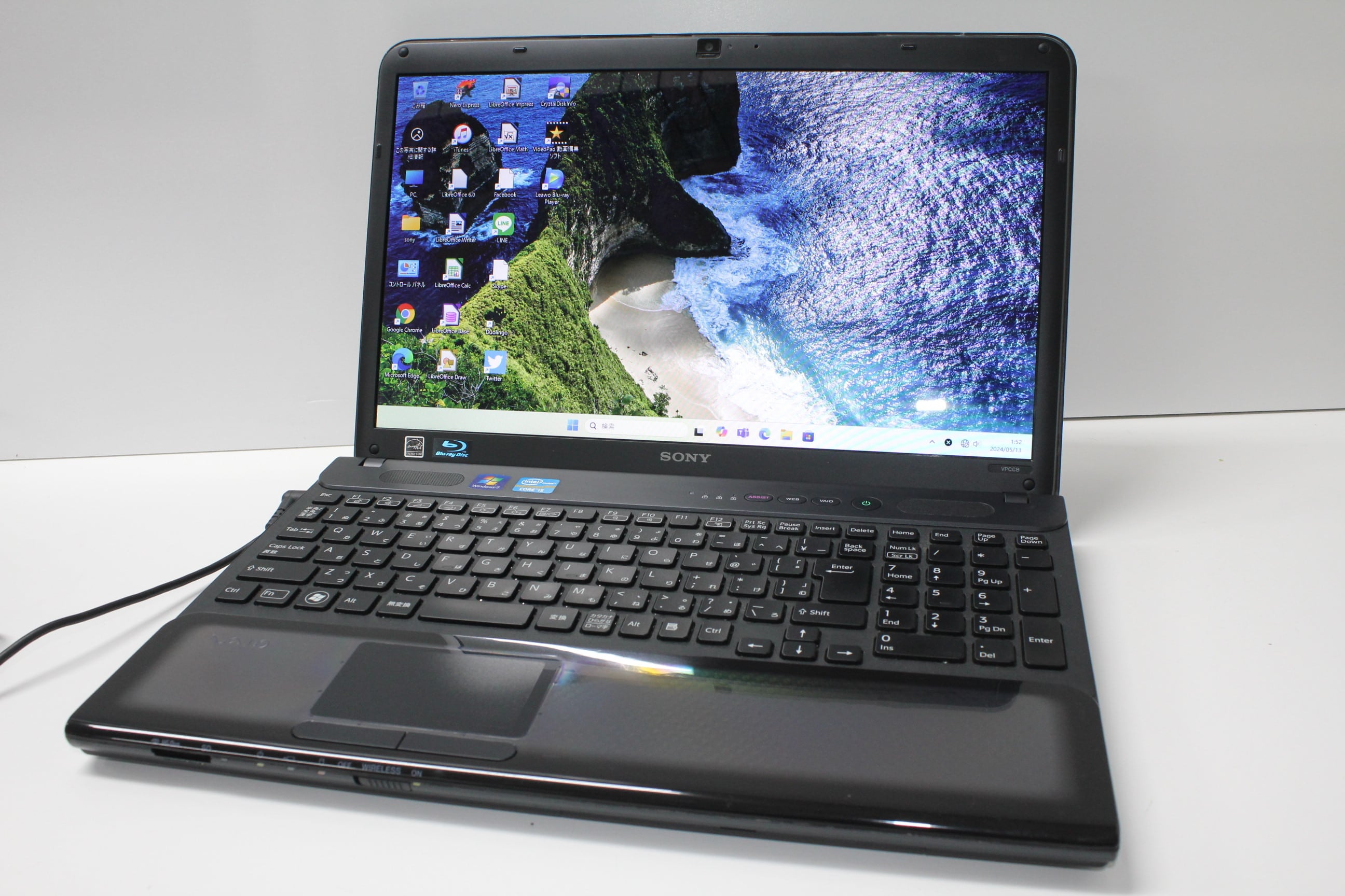 中古ノートPC】SONY〈VAIO E SVE1513AJA〉第3世代Core i5/SSD256GB
