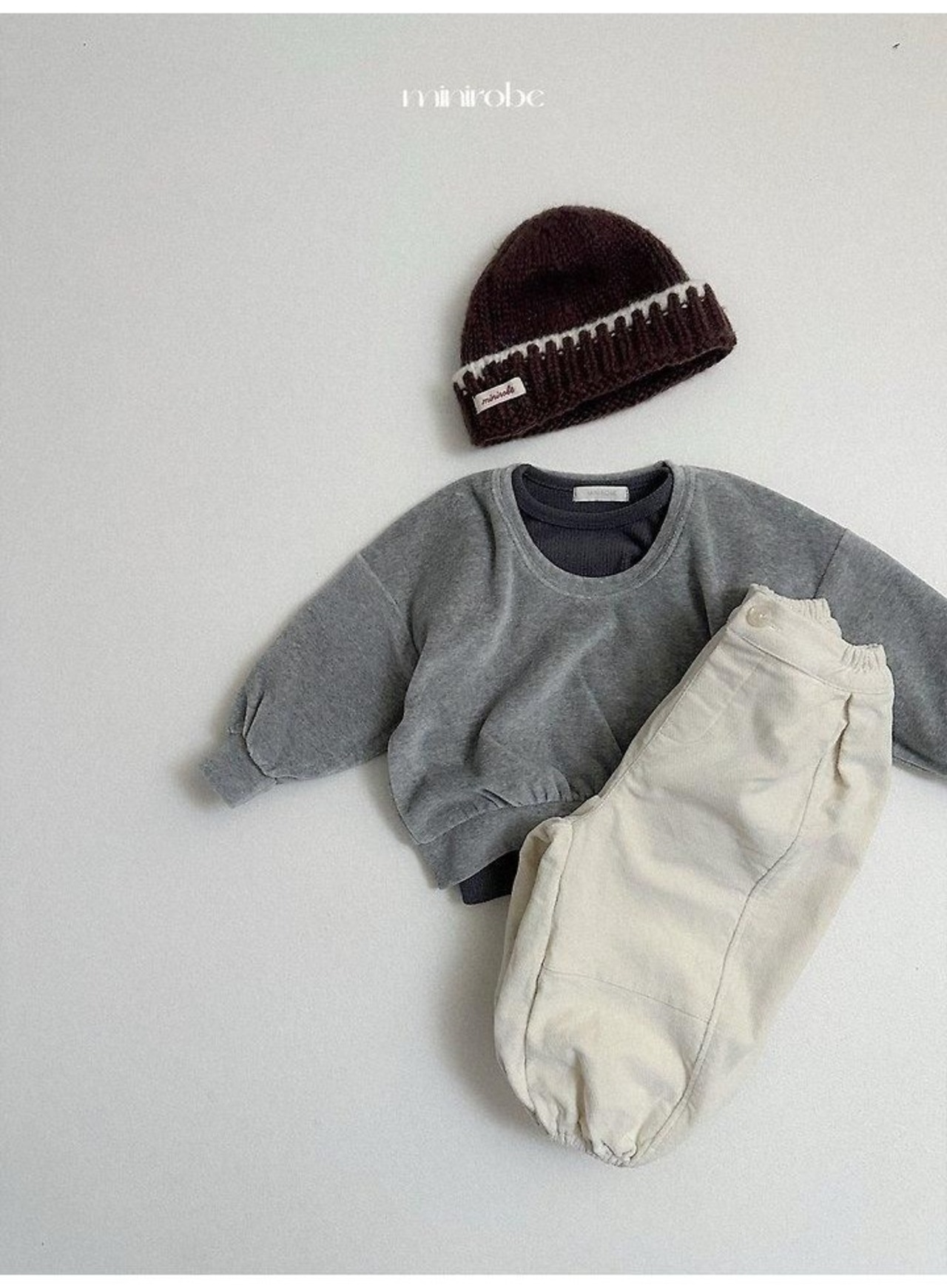 〖取寄〗韓国子供服 / 26winter / minirobe / ウィンターピーチジョガーパンツ / キッズ *S~XL*