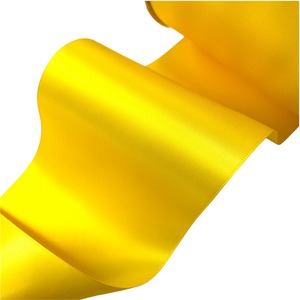 （645）黄色系 Daffodill 100mm 両面サテンリボン
