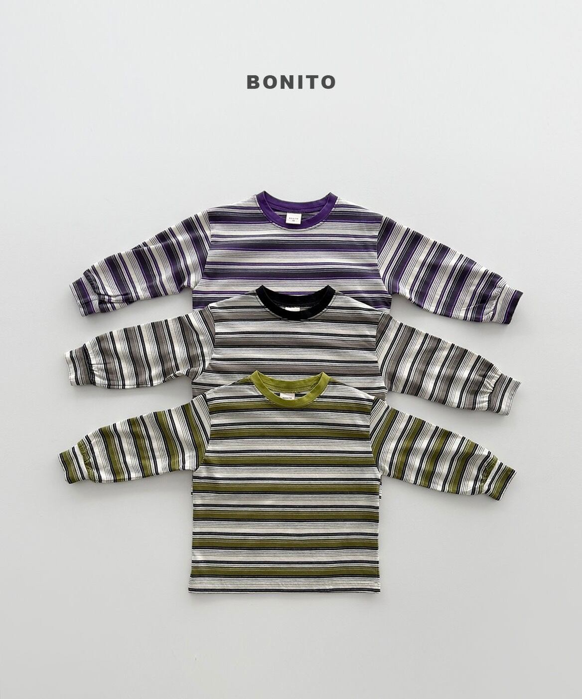 【予約/送料無料】bonito / トラックストライプT