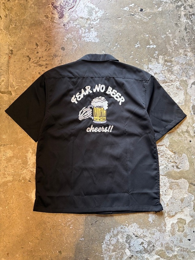 BOWLING SHIRT / SHIRT / 刺繍 / SELECT ITEM / BEER / BLACK