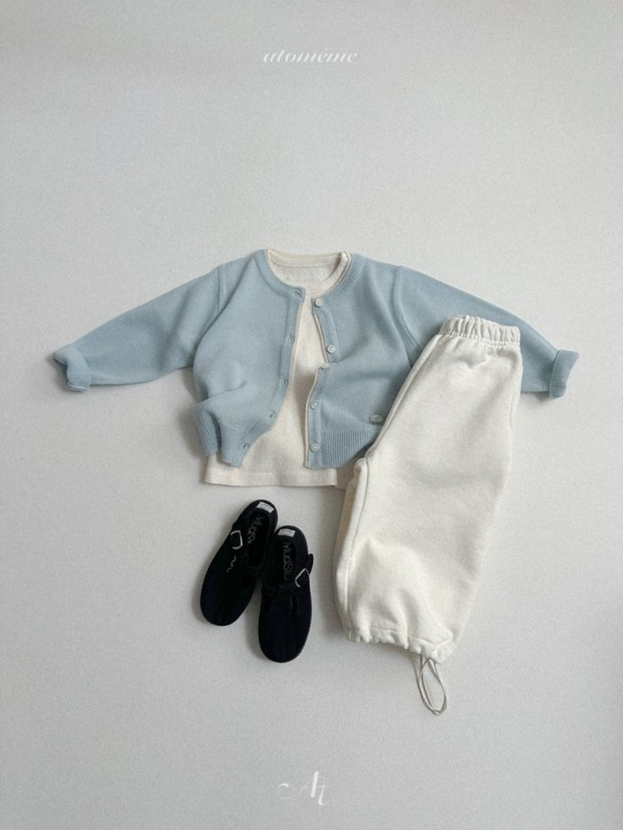 atomeme 26/SS Color Block Knit Cardigan