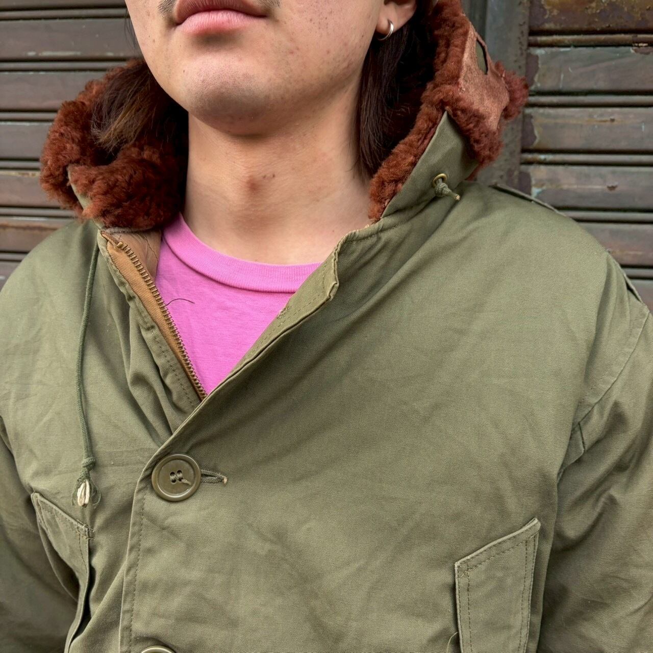 50s USAF 米軍 B-9 フライトジャケット パーカー ヴィンテージ 民間 B