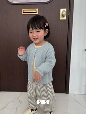 韓国子供服 / 26Autumn / 〖取寄〗pipi / もっちりカーディガン / ベビー服 / キッズ服 *XS~Ｍ*