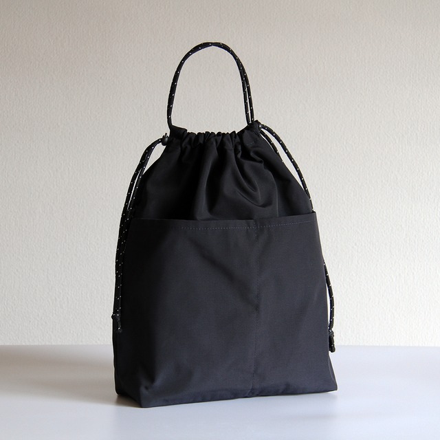 Daily Draw Bag : Dark Navy / Black