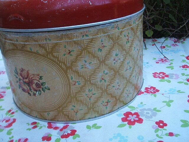 english vintage Worcester Ware Cake tin イギリス