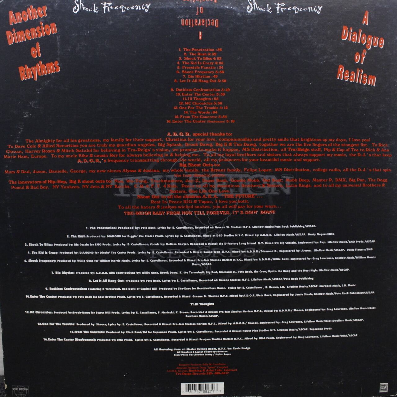 A.D.O.R. / Shock Frequency [TRR-6927] - 画像2