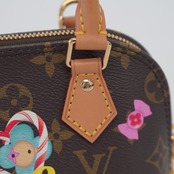 LOUIS VUITTON ルイヴィトン モノグラム・ヴィヴィエンヌ ナノアルマ 2WAYハンドバッグ  M12199 ブラウン