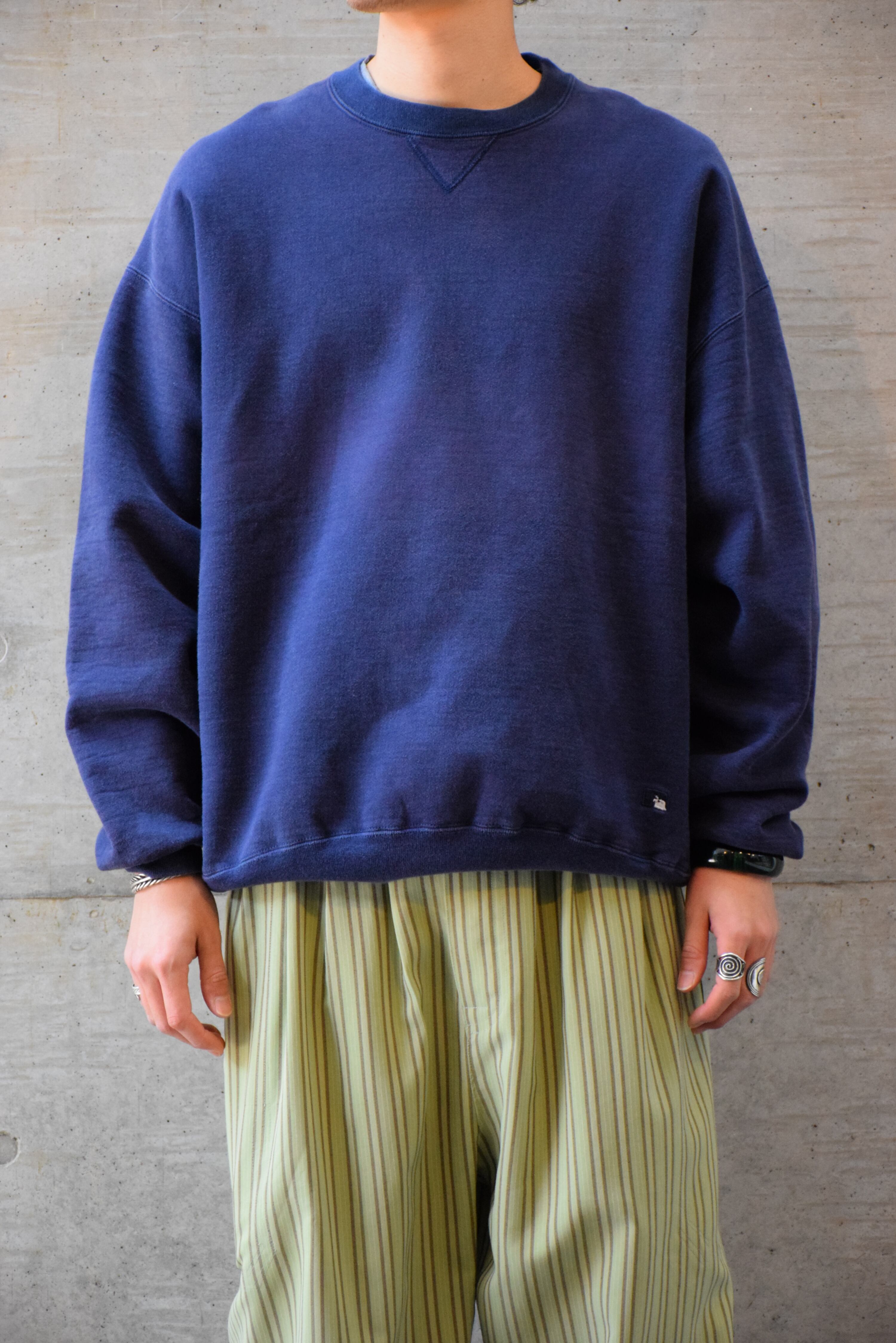 90's USA製 RUSSELL ATHLETIC 無地スウェット リバースタイプ 無地 2