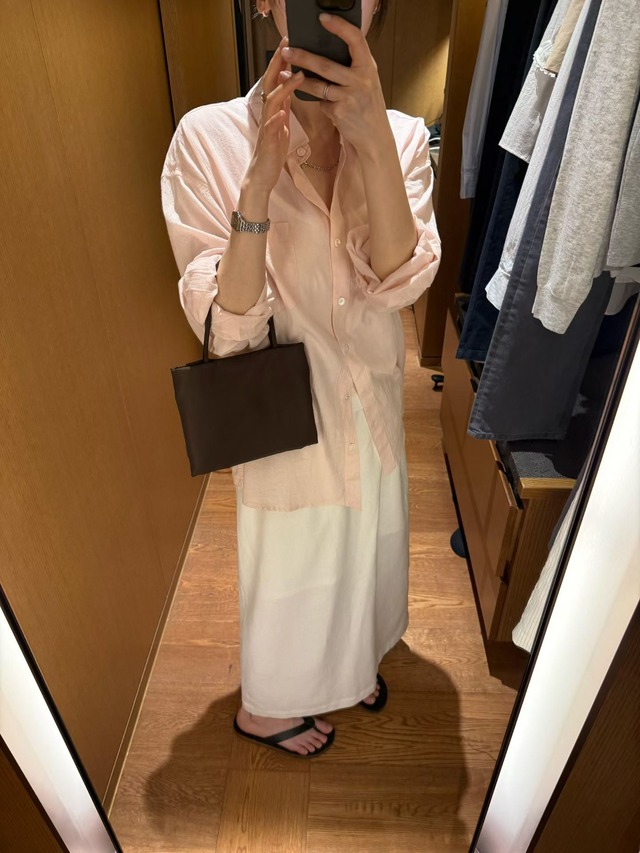 (予約) fl lanel / Linen banding skirt 3color