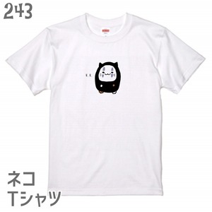 ネコTシャツ＃17　「コスプレニャンコ ワンポイント」