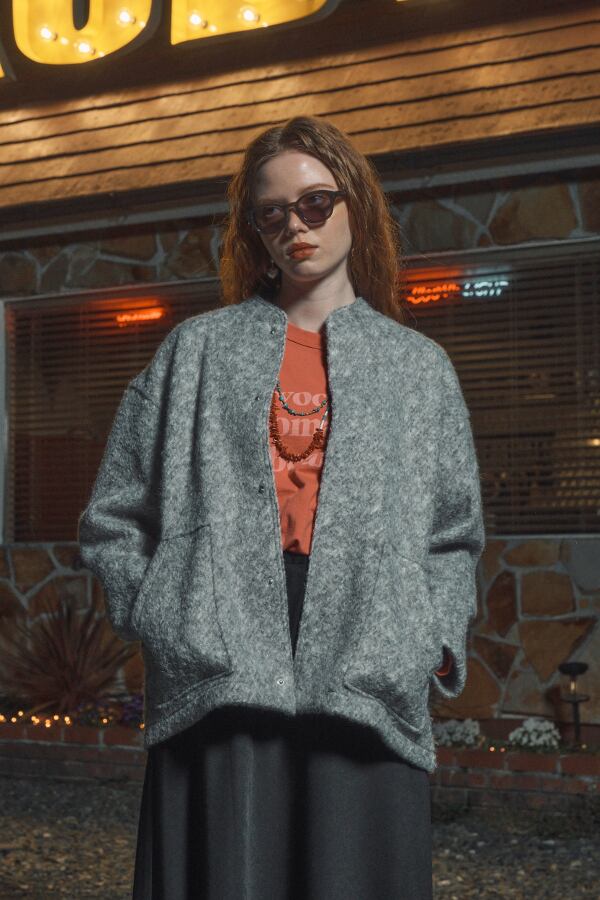 LE MELANGE ル メランジュ ルメランジェ / ロゴロンT Tシャツ 長袖