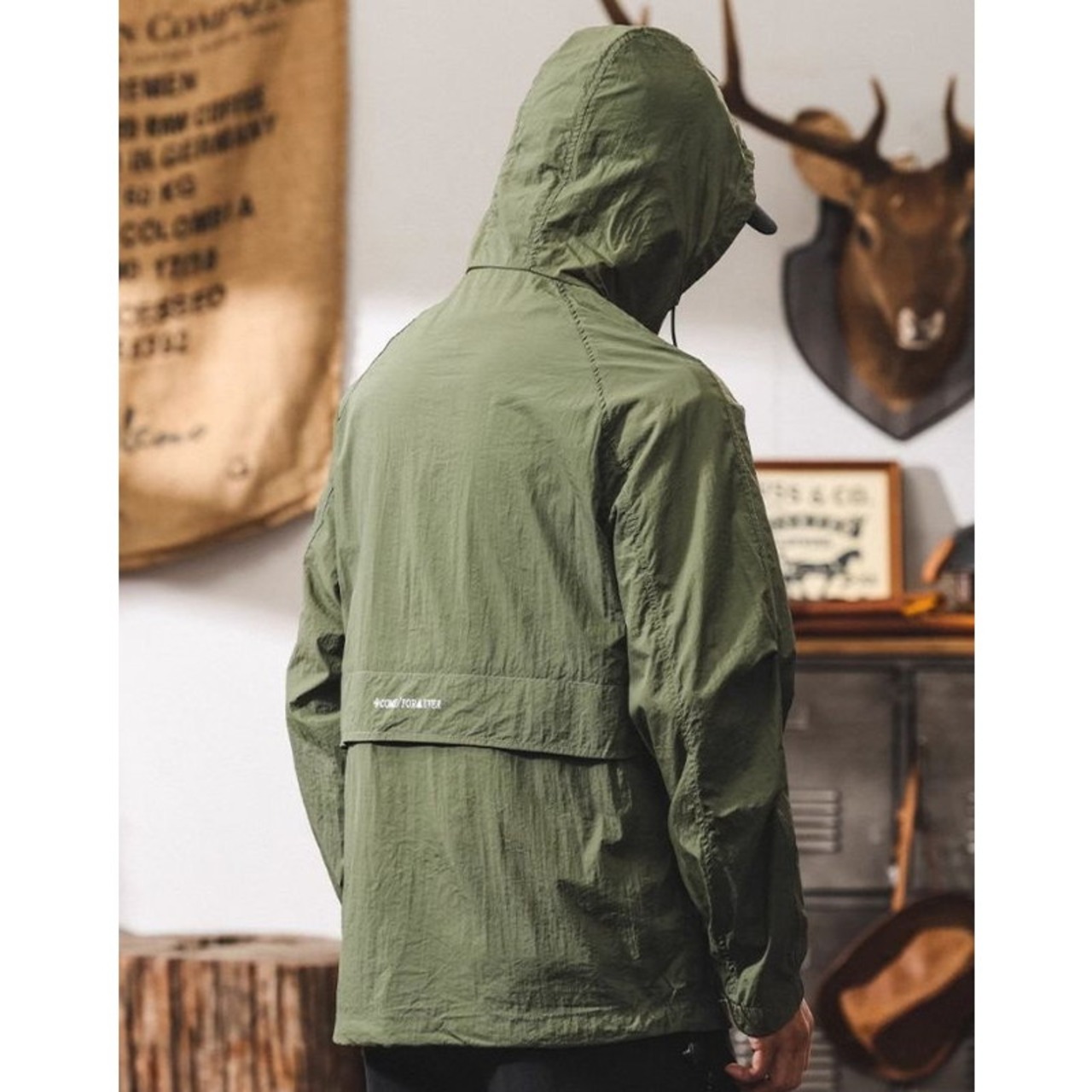 Stand Collar Full Zip Up Parka Regular Fit ◇5color H0580