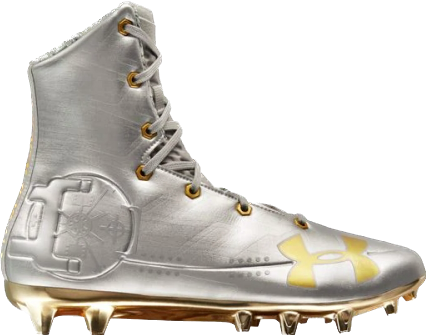 UA HIGHLIGHT MC LE 2018モデル アメフト スパイク