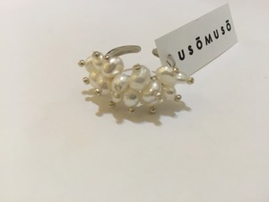 usomuso 淡水パールbouquetリング