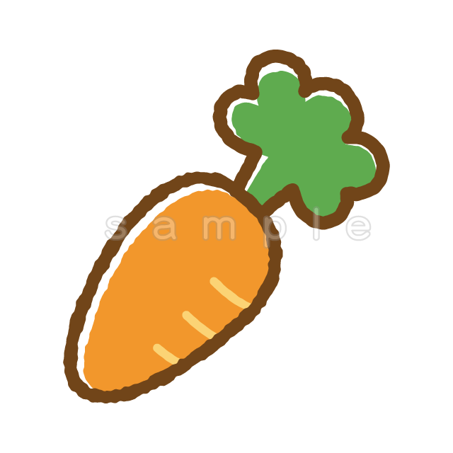 にんじん C003 Png イラストショップくま 商用利用okのかわいいイラストのフリー素材がたくさん