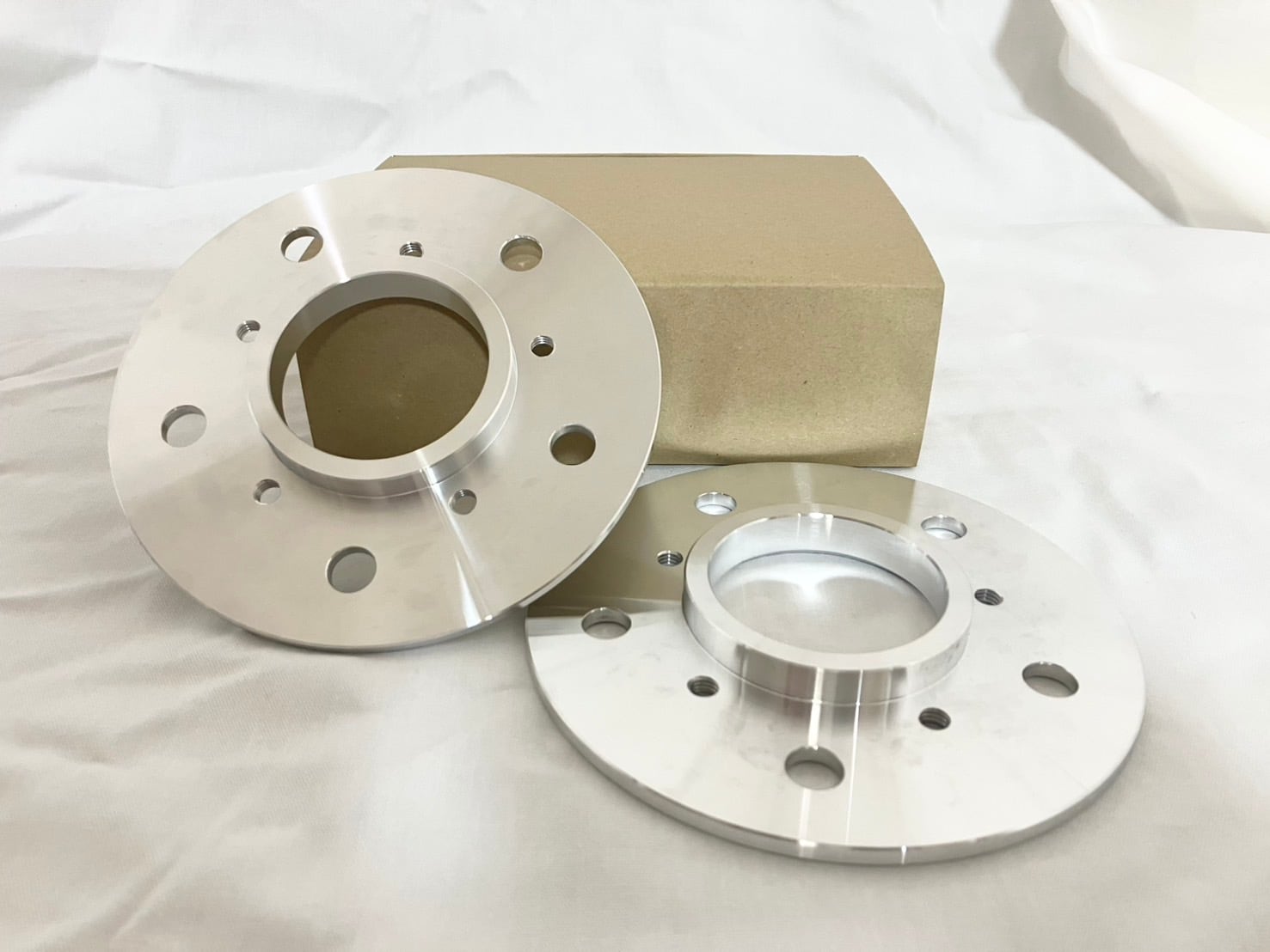 ハブリング付き5mmスペーサー ※ホイール側73mm 材質：ジュラルミン