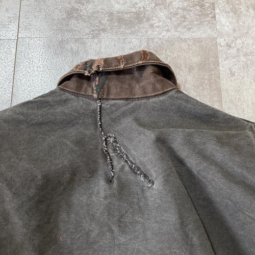 00s- Carhartt 襤褸 ダック地 ブラックデトロイトジャケット 無地 メキシコ製 XL jacket 詳細写真19
