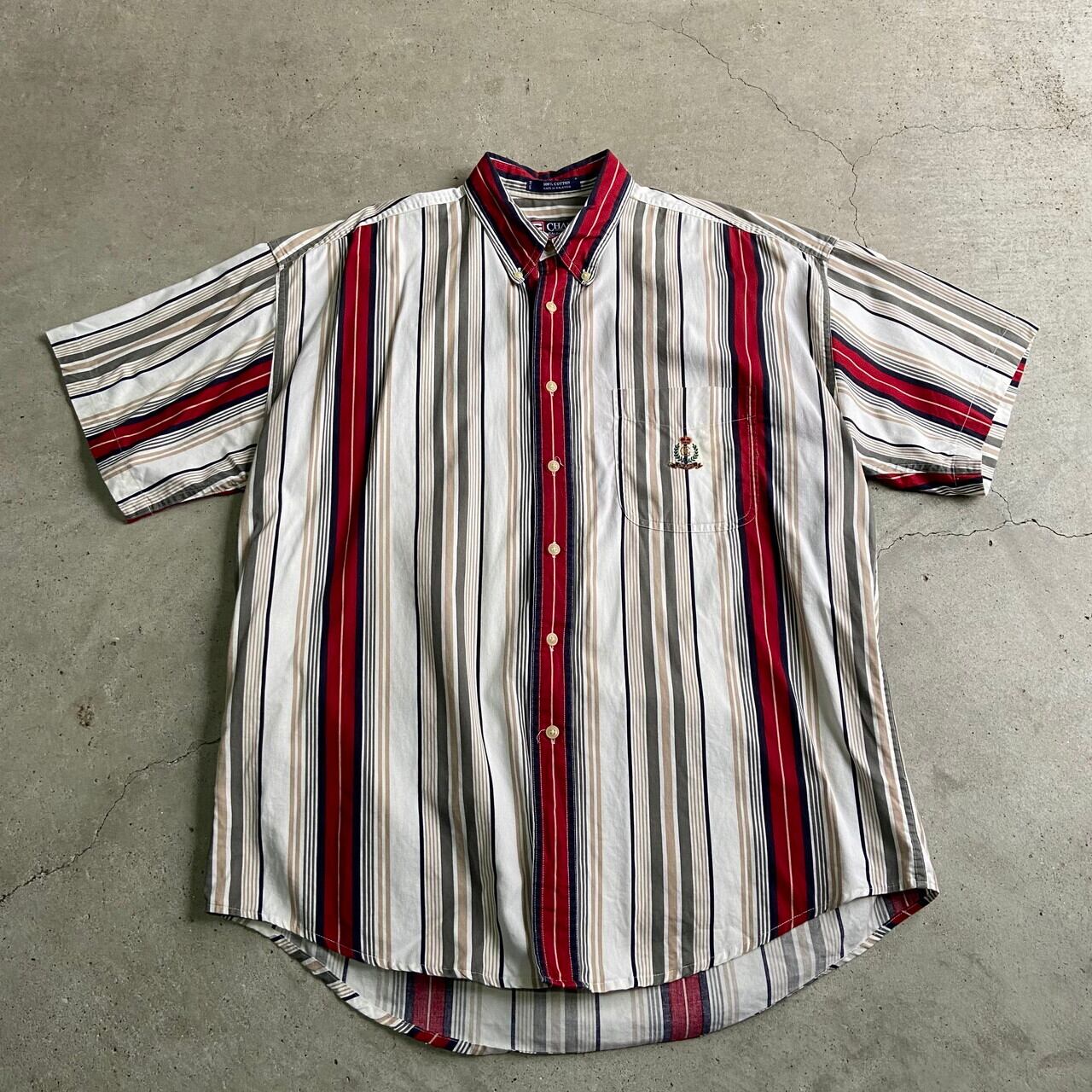 90年代 CHAPS Ralph Lauren チャップス ラルフローレン 半袖 マルチ 