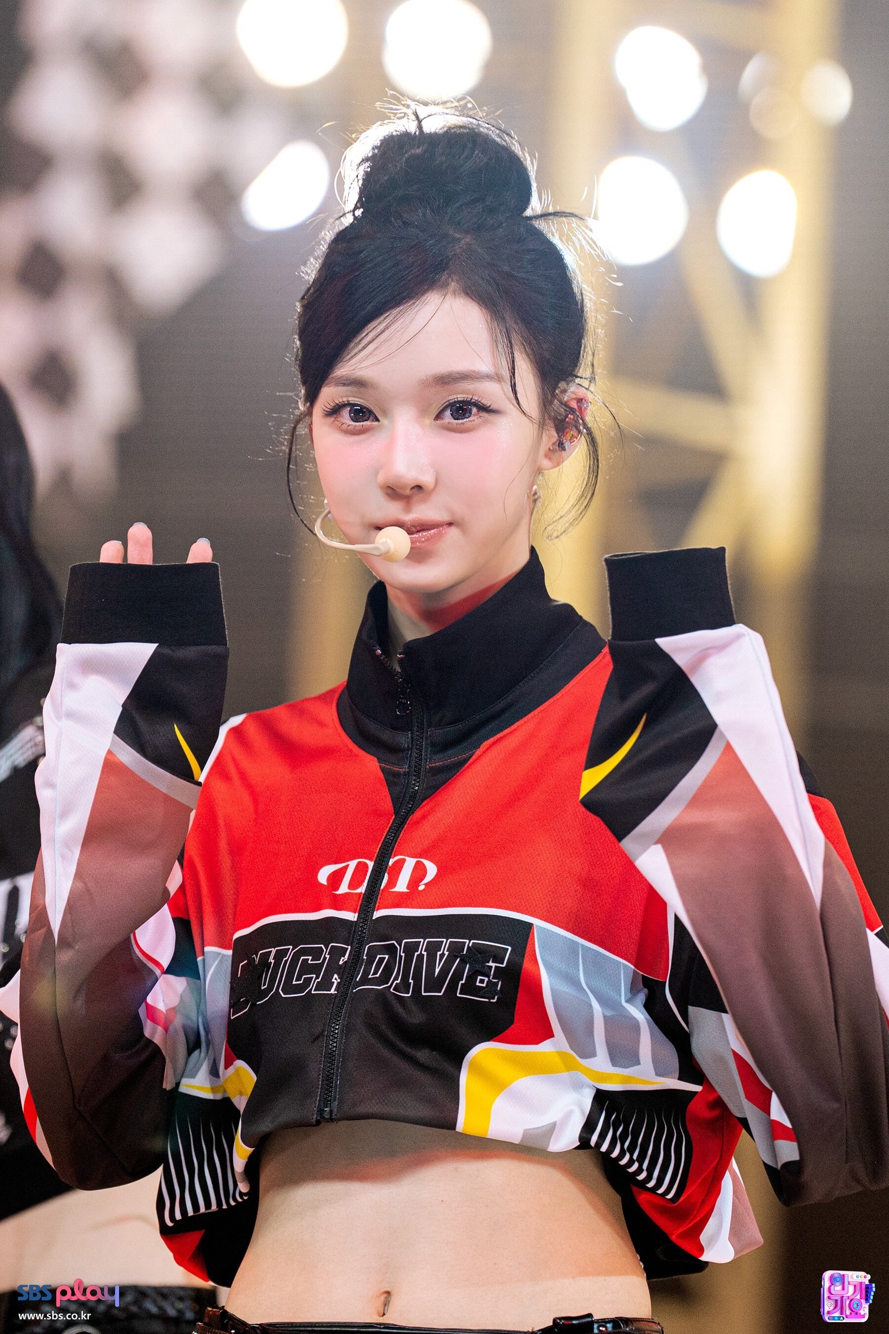 ☆aespa ウィンター 着用！！【DUCKDIVE】Motor Block Mesh Jersey