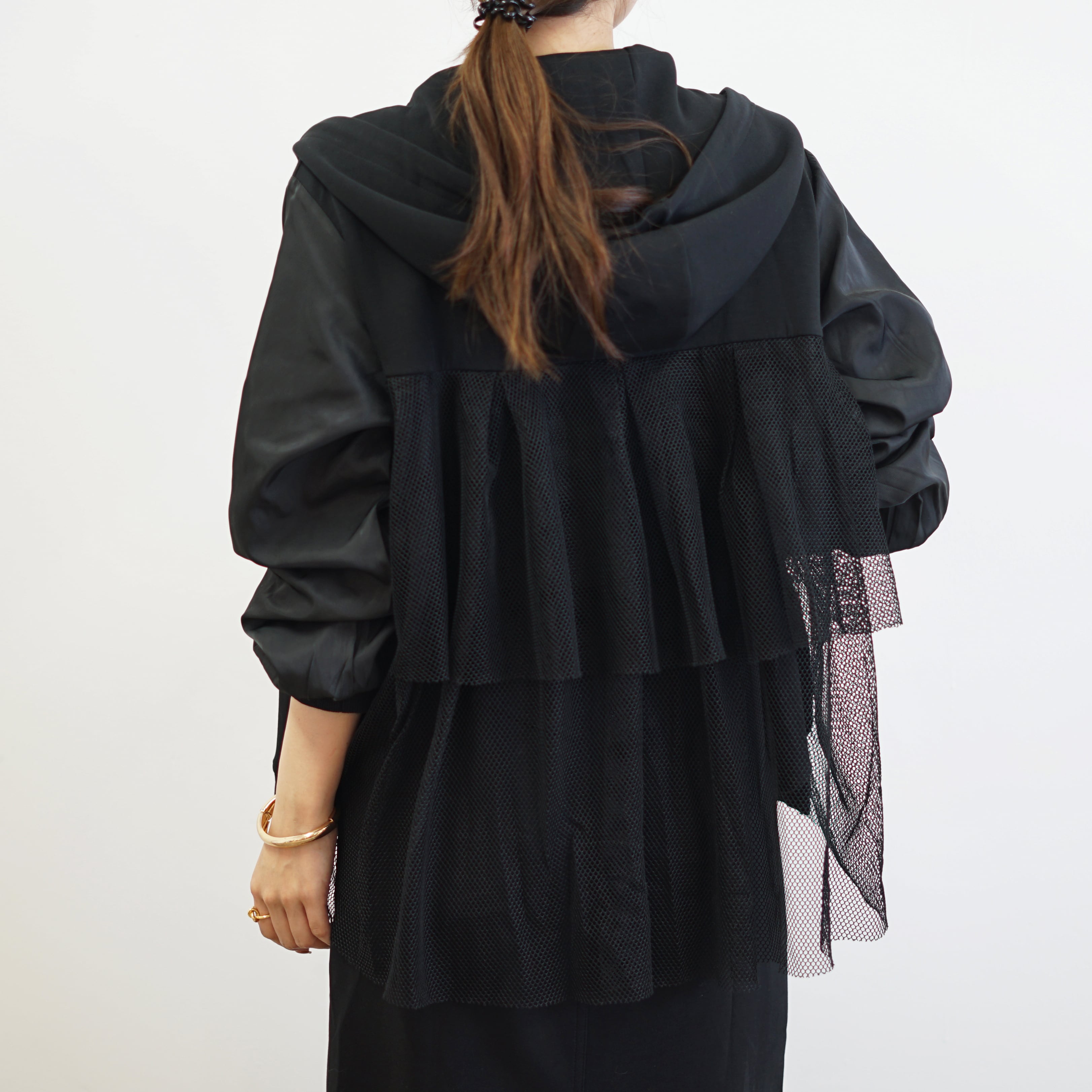 バックメッシュジップパーカー(setup可)