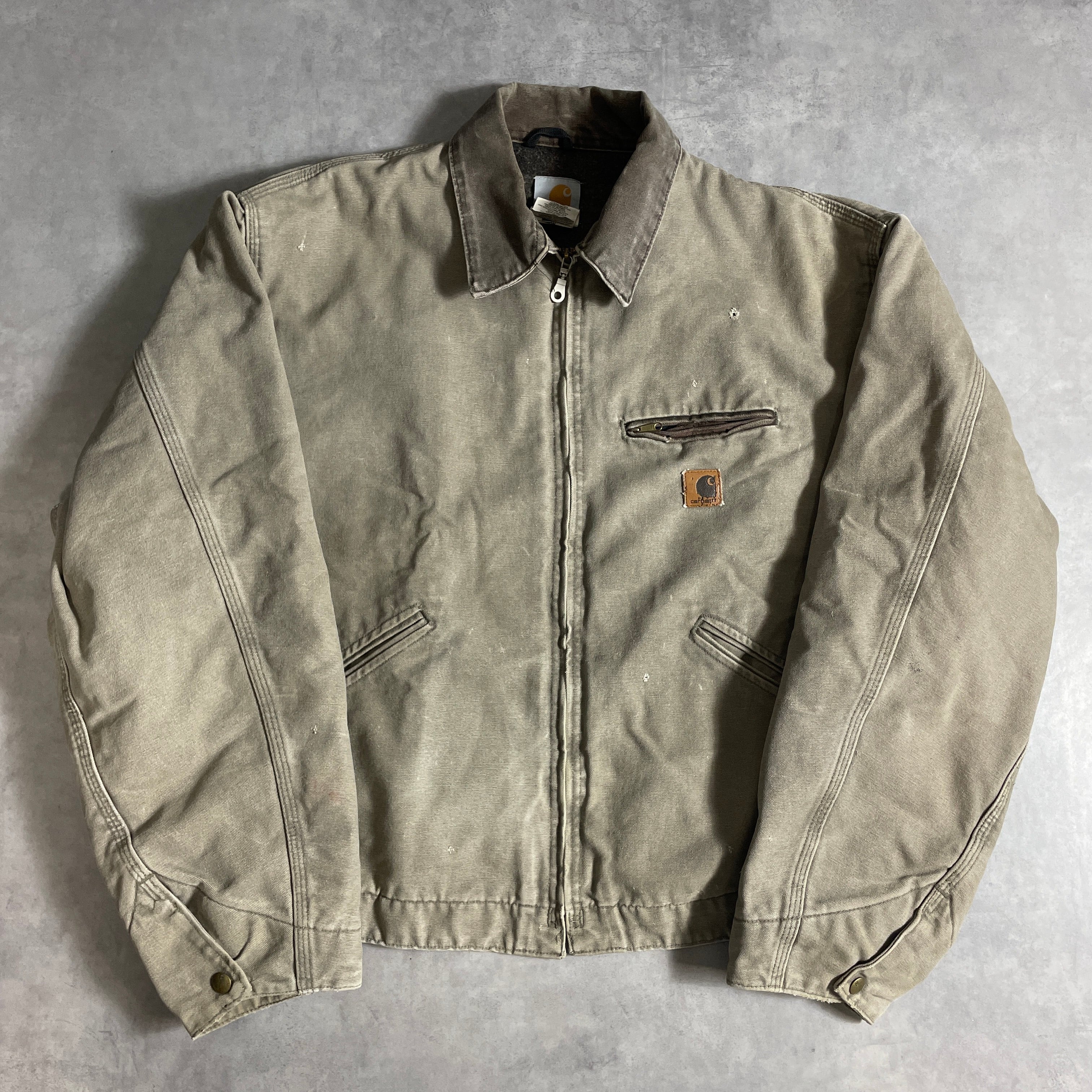 【雰囲気抜群】 90s Carhartt デトロイトジャケット ボロ フェード